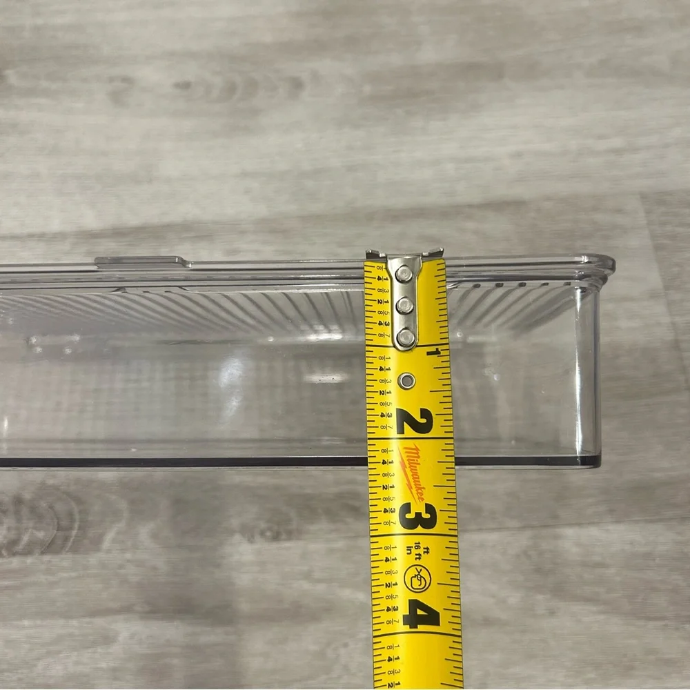 Isaac Jacobs Small Stackable Organizer Bin w Hinged Lid